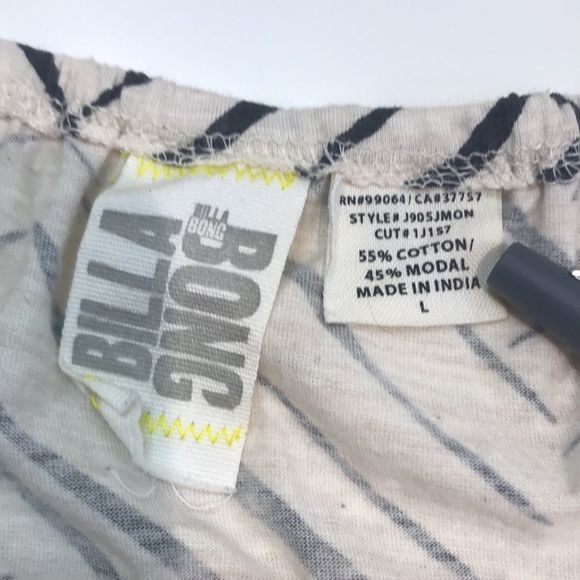 Billabong Chevron Flowy Tank Top Large - Picture 4 of 5